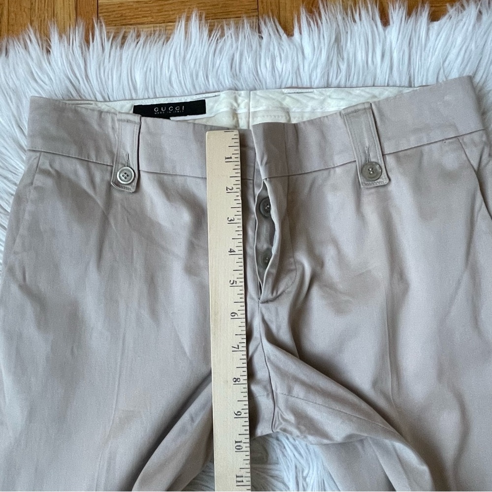 GUCCI Cream Trousers Office Siren Corpcore Y2K Vintage size 42 - Picture 11 of 14